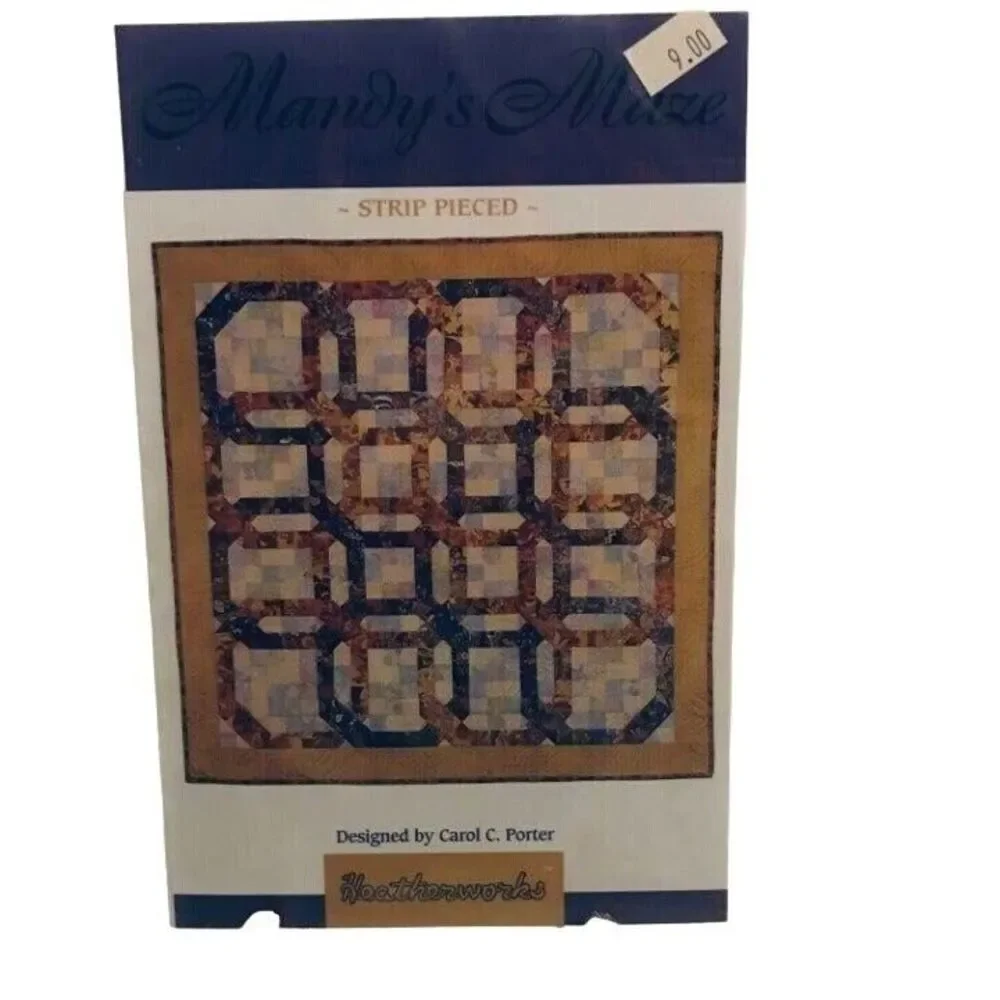 #1573 Mandy's Maze STIP PIECE BED Quilt Pattern